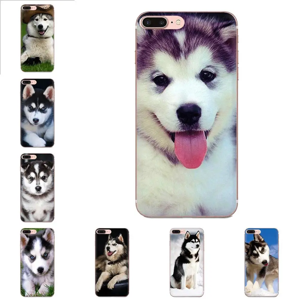 В продаже роскошный для huawei P7 P8 P9 P10 P20 P30 Lite Mini Plus Pro Y9 Prime P Smart Z 2018 2019 щенок хаски