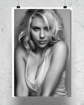 

R0095 Scarlett Johansson 05 Star Sexy Beautiful Girl Model Wall Sticker Silk Poster Art Home Decoration