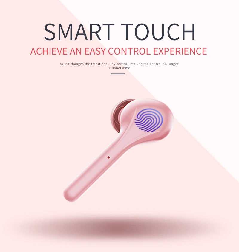K88 TWS Mini wireless bluetooth 5 0 earphone with mircophone smart touch sports headset stereo dual ear waterproof headphone