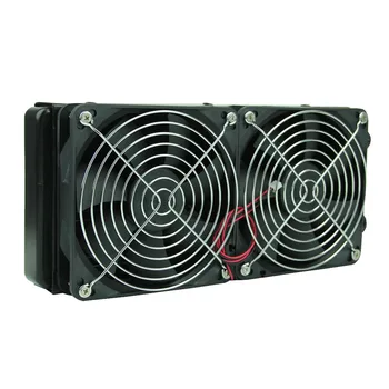 

G1/4 240mm 2 Fans Radiator Computer Desktop Water Cooling Aluminum Thick 60mm Drop Shipping