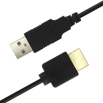 

USB To HDMI Cable Male Charger Cable Splitter Adapter Wire For HDTV DVD Player