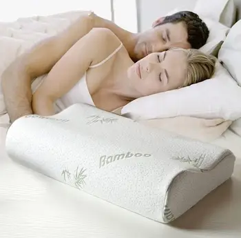 

8 Bamboo fibre pillow cervical health care pillow space memory pillow memory foam