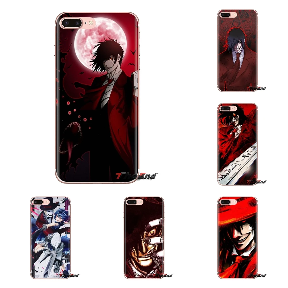 Аниме Хеллсинг Алукард вентилятор кожаный чехол для телефона samsung Galaxy S2 S3 S4 S5 мини