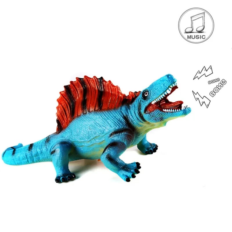 

Hot Selling Large Size Soft Silcone Back Long Sound Vent Simulated Animal Garage Kit Jurassic World Dinosaur Model