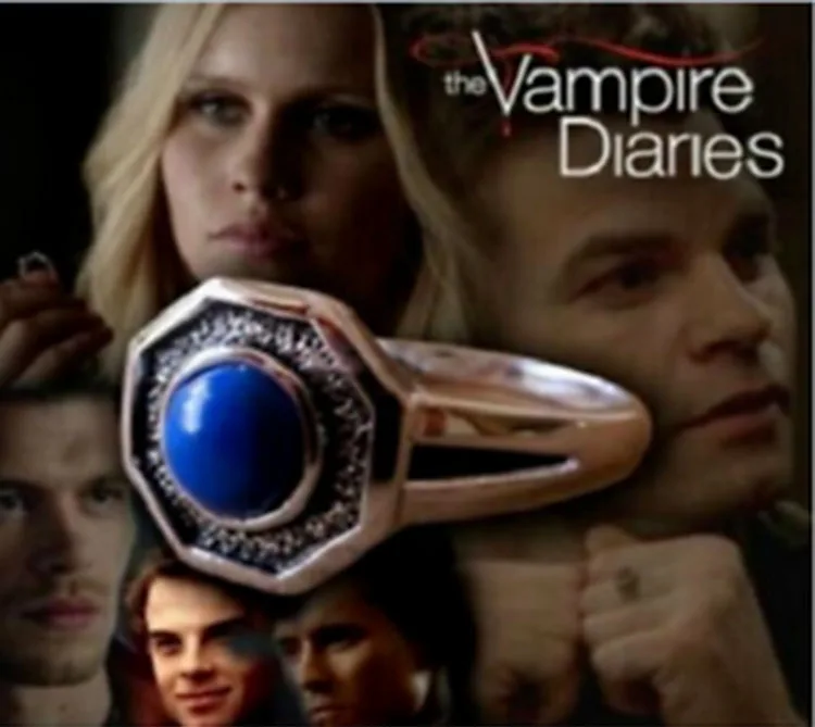 

The Original Vampire Diaries Klaus Ring Mikaelson Family Cosplay Ring Size 6~11
