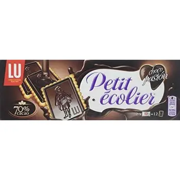 

Petit Ecolier - Galletas De Mantequilla Chocolate Negro 70% Cacao, 150 g