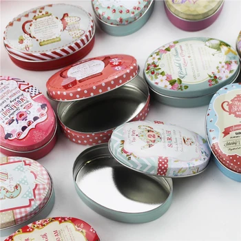 

24Pcs Square Mini Iron Pill Box Storage Box Wedding Seal Jewelry Pill Cases Tin Box Cable Organizer Container Random