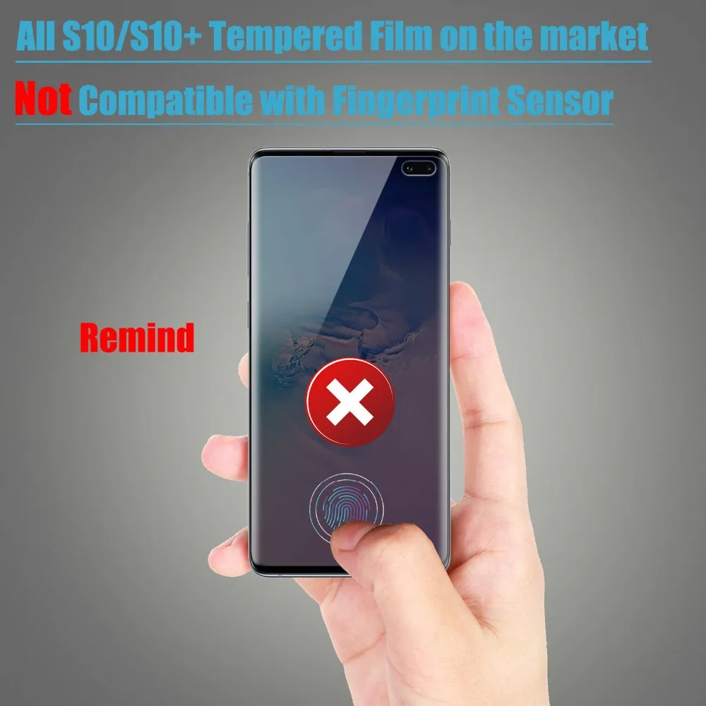 Для samsung Galaxy S10 S9 S8 Plus S10e защита экрана из закаленного стекла для samsung Galaxy Note 10 9 8