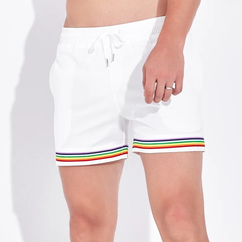 Mens Casual Home Shorts Cotton Gay 