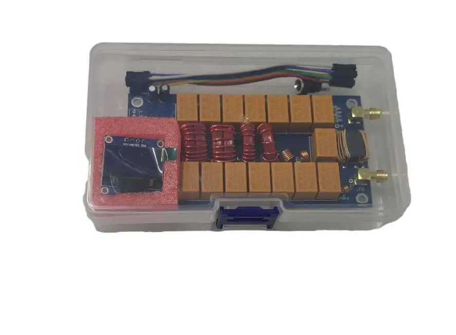 Finished/Assembled ATU-100 Automatic Antenna Tuner Board 1.8-50MHz 100W by N7DDC 7x7 with 0.96&rdquo; OLED Display