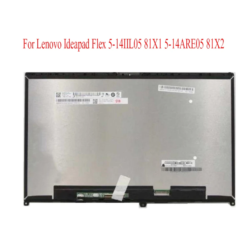 

Для Lenovo Ideapad Flex 5 14IIL05 14ITL05 14ARE05 ALC05 ЖК-экран панель сенсорный дигитайзер в сборе 5D10S39642 5D10S39641