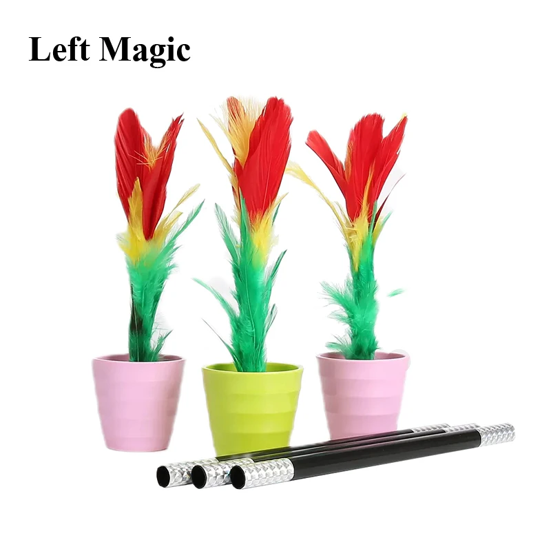 

Luxury Magic Wand To Flower Magic Tricks Easy Magic Toys For Adults Kids Show Prop Funny Close Up Stage Magic Props