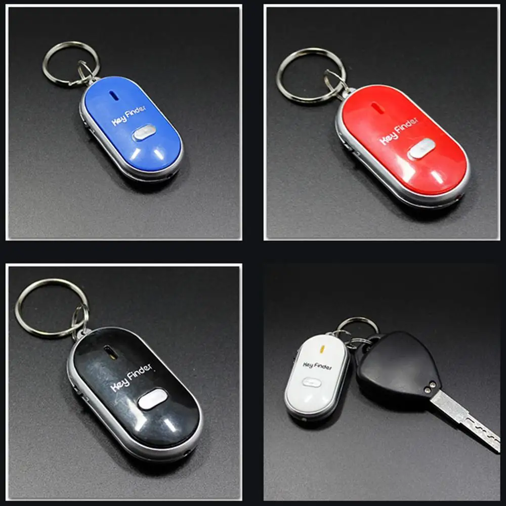 Porte-clefs Trouve Clef Siffleur Key Finder Beeping Flsah Anti