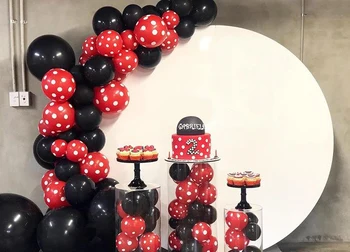 

Mickey Minnie Mouse Foil Balloon Garland Arch Kit Party Latex Balloons Kids Birthday Party Decorations Baby Shower Globos