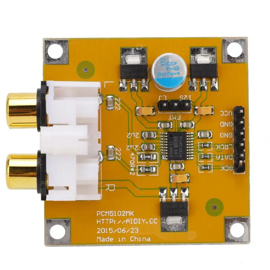 ЦАП Декодер PCM5102 DAC декодер модуль декодирования I2S PI плеер сборная плата 32 бит