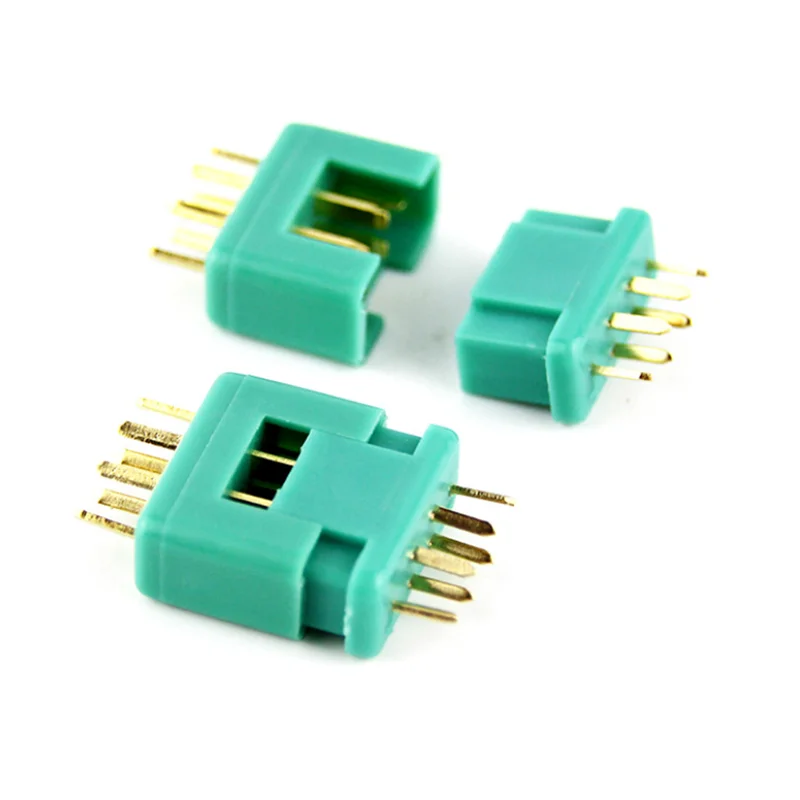50 пар MPX разъем штекер 24K позолоченный штырь 40Amp Радиоуправляемый аэромайзер