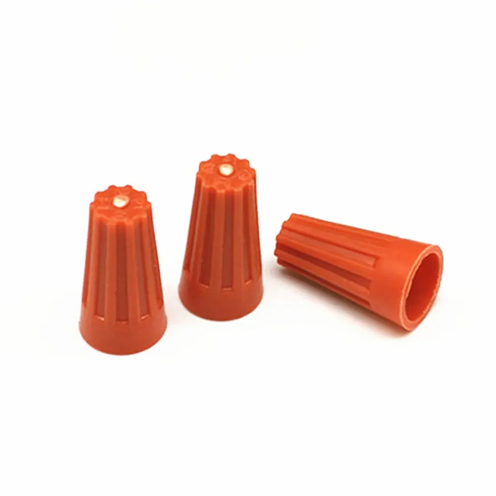 

New 1000/500PCS Durable Use Wiring Crimping Cap P1-P6 Screw Connector Rotating Terminal Spring Type Closed Terminal Wire