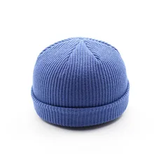 Womail зимняя шапка унисекс, модная, теплая, простая, однотонная, с манжетами, boinas para mujer, повседневная, удобная, Вязанная, шерстяная, берет