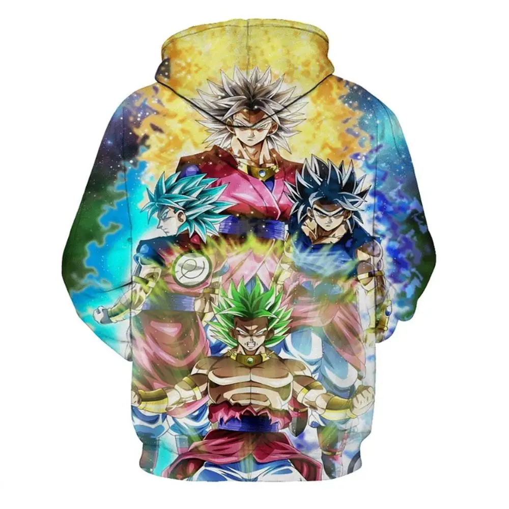 Мода Аниме Dragon Ball Z 3D толстовки с капюшоном для мужчин и женщин Забавный Сон Гоку пуловер Стрекоза мяч хип хоп повседневные уличные толстовки