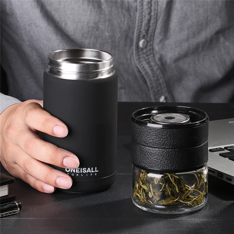 ONEISALL 580 мл нержавеющая сталь Термокружка термос бутылка Tea вакуумные фляжки