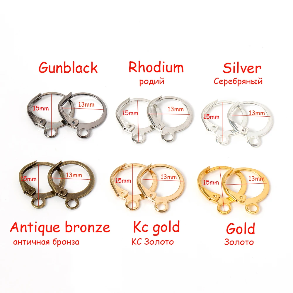 Рисунок 6 - Круглые серьги с французским рычагом