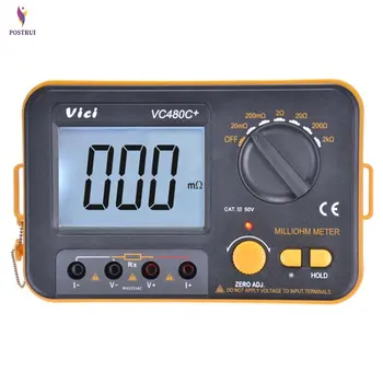 

Postrui Digital High Precision Low Resistance Milliohm Meter VC480C+