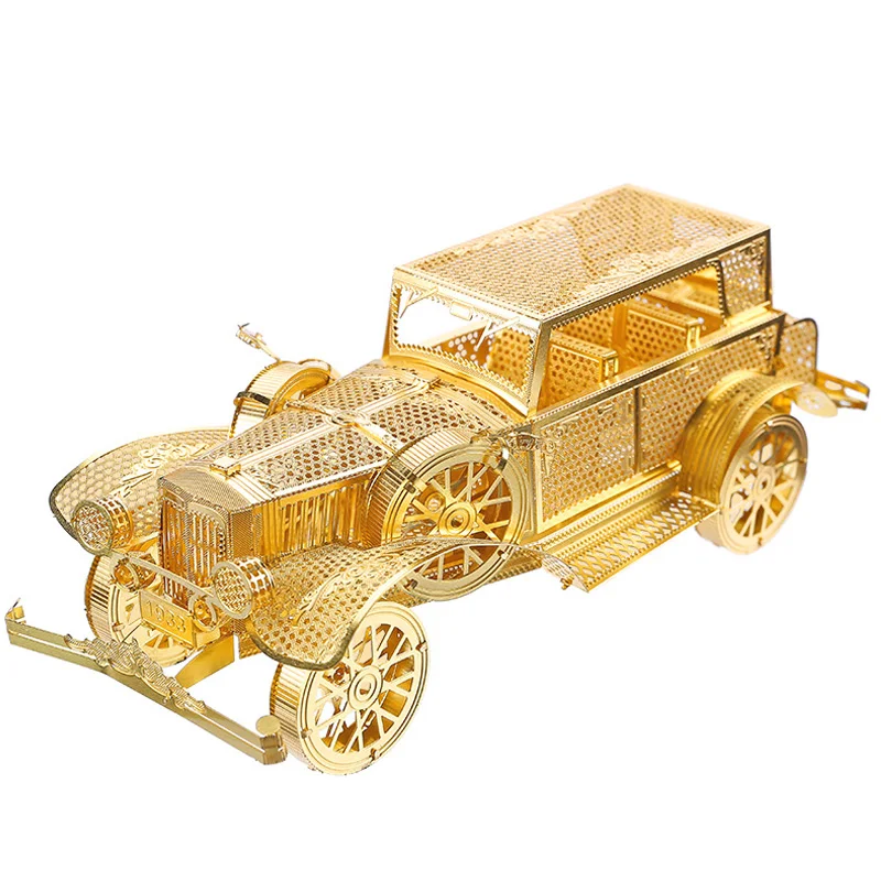 

2019 3D Metal Puzzle Toy Handmade Assembly Cars Model Puzzles Retro Classic Car Models Educational Learning Toys For Kids