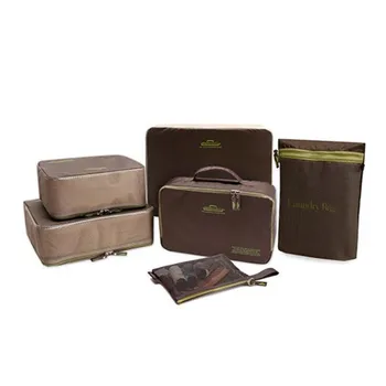 

6Pcs Waterproof Travel Organizer Bags Clothes Shoes Packing Cube Pouch Portable Luggage Organizer Pouch Suitcase