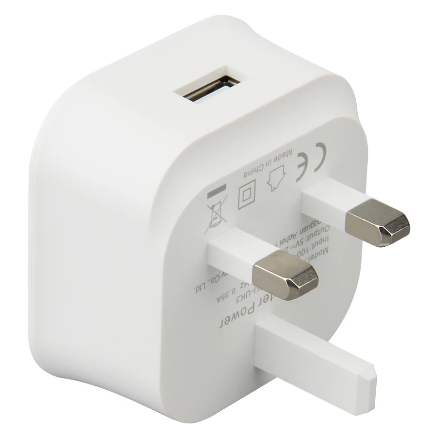 US $1.344.52 UK Plug 5V 2A Single USB Universal Mobile Phone Chargers Travel Power Charger Adapter 3 Pin Charger For IPhone For Android