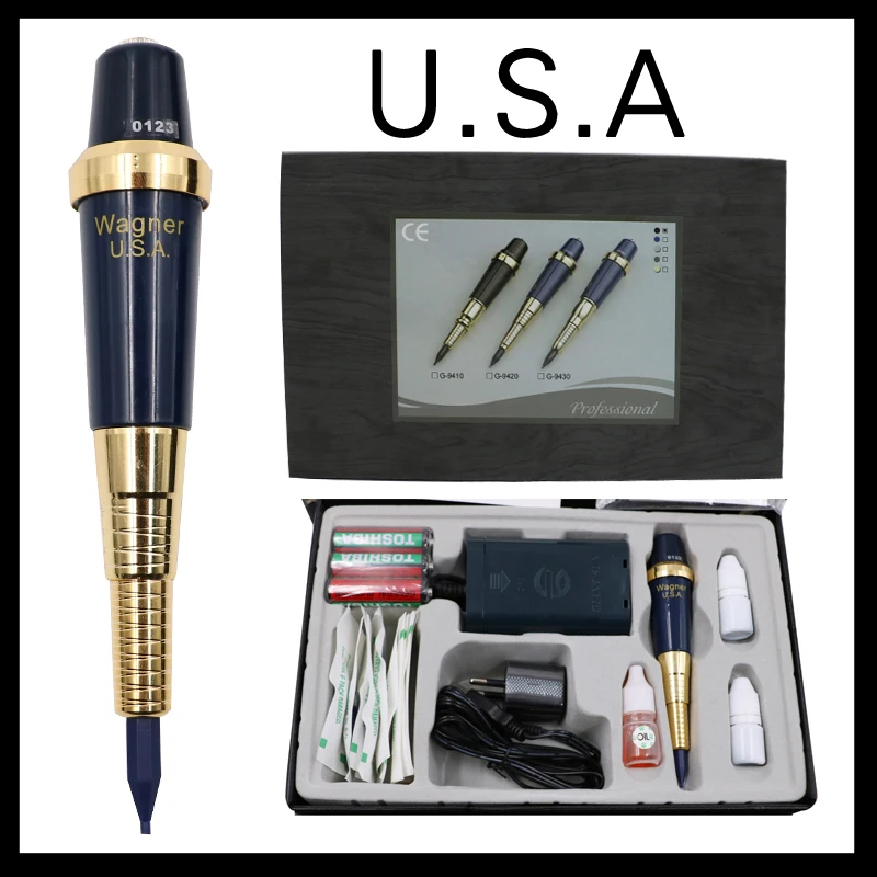 

Newest Original Taiwan Wagner USA Giant Sun Eyebrow Eyeliner Lip Tattoo Machine Tattoo Kit for Permanent Makeup G-9740