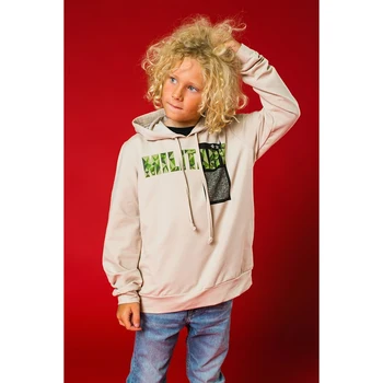

Hoodie for boy MINAKU Military, height 98-104 cm, beige 3340747