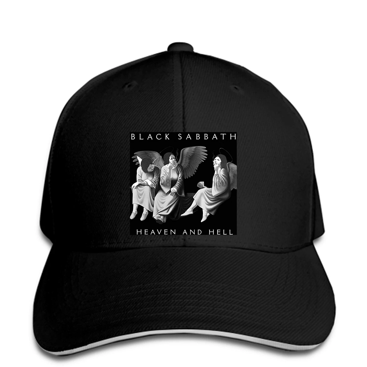 Black Sabbath небо и ад альбом черный бейсбол capall L Dio snapback шляпа пиковая