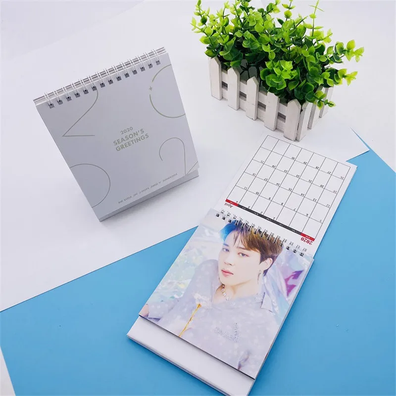 Kpop календарь Bangtan для мальчиков Настольный Декор Настольный декоративный календарь