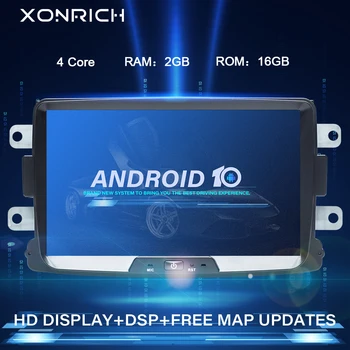 

Car Multimedia player Android 9 2 Din For Dacia/Sandero/Duster/Renault/Captur/Lada/Xray 2/Logan2 GSP Navigation head unit stereo