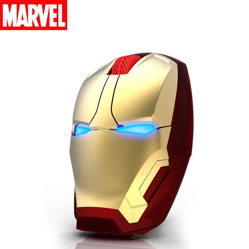 Серия Marvel Железный человек Беспроводной Мышь Тихая мышь игровая 1600 Точек на дюйм