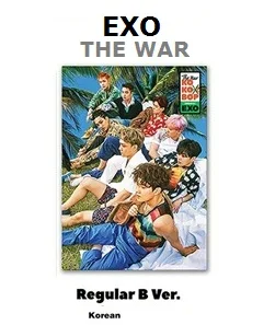 

[MYKPOP]~100% OFFICIAL ORIGINAL~ EXO #4 Ablum: THE WAR CD, KPOP Fans Collection - SA19082503