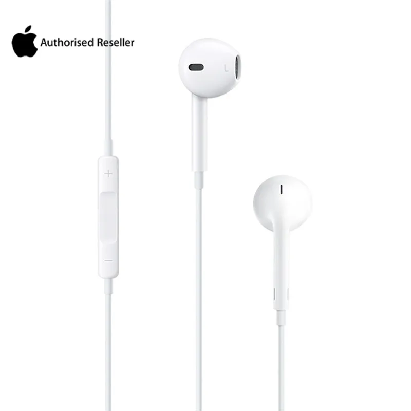 Аутентичные наушники Apple для мобильного телефона Apple EarPods с 3,5 мм ушными телефонами для iPhone 5/5s/5c/6/6s/SE iPad Mac с микрофоном