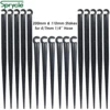 SPRYCLE 50-1000PCS Garden Drip Irrigation 1/4" Support Stake Fixed Stems Holder 11cm 20cm Fit 4/7mm Hose Pipe Inserting Ground 1