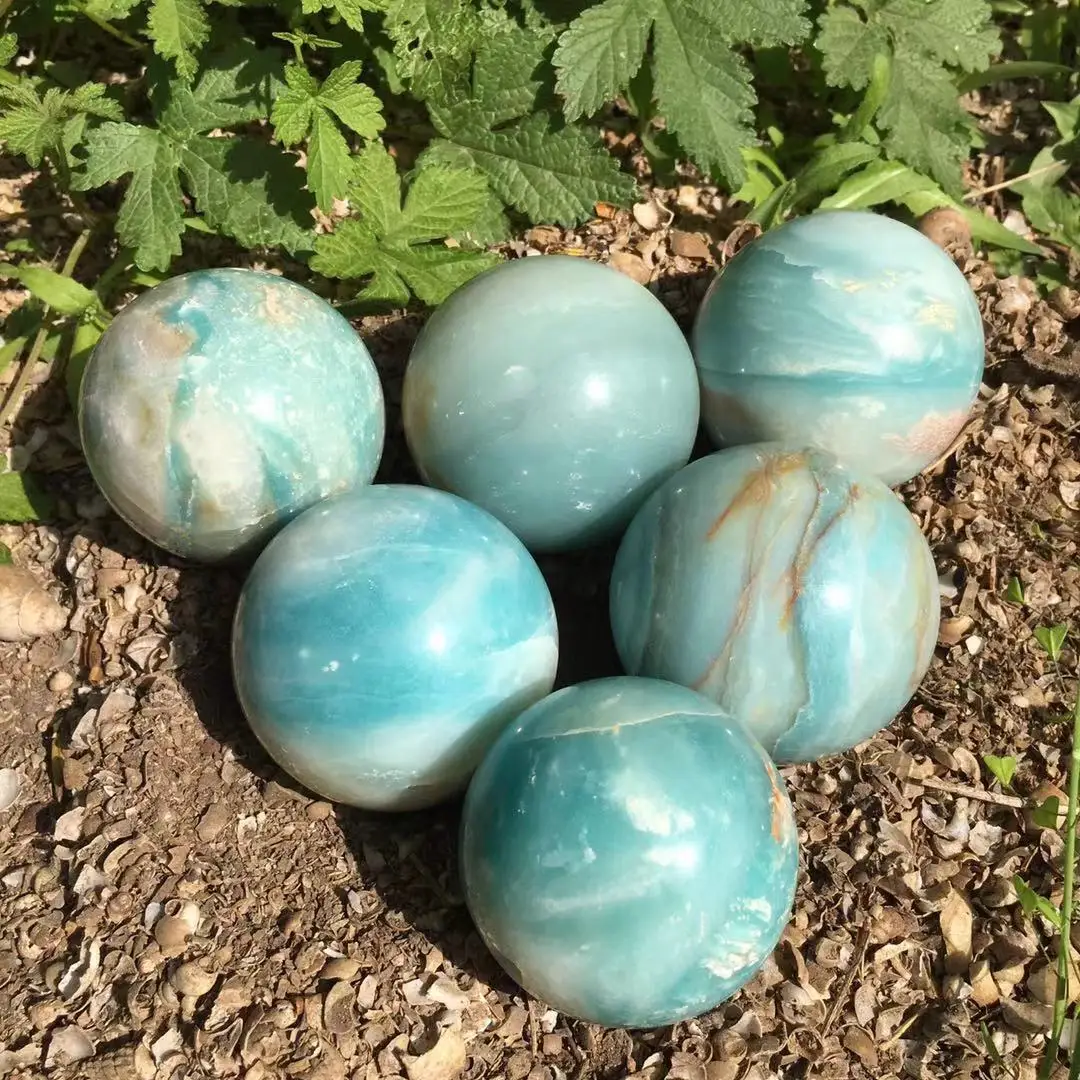 Cabochon Larimar Naturel – République Dominicaine – Bleu Ciel – 8,6 G – Forme Cabujon – #LC75