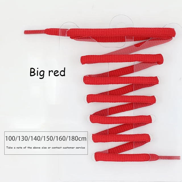 Oval Shoe laces 24 Color Half Round Athletic ShoeLaces for Sport/Running Shoes Shoe Strings 100/120/140/160/180cm Shoelace Red
