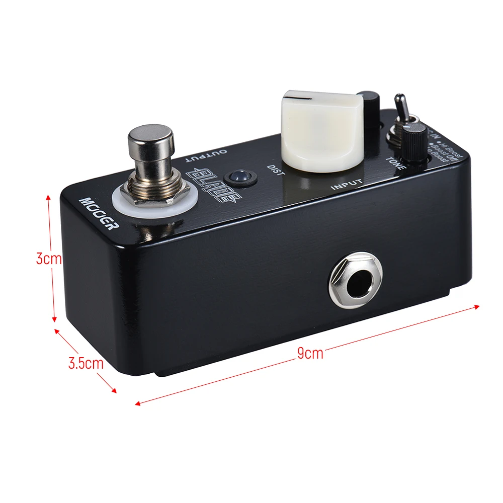 

Hot New BLADE Metal Distortion Guitar Effect Pedal 3 Modes True Bypass Full Metal Shell