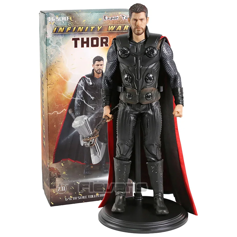 Thor box «Мстители», костюм Человека-паука, костюм Железного Человека-паука Тор литий-ионный человек Капитан Америка 1/6th ПВХ фигурка Коллекционная модель игрушки - Цвет: Thor box