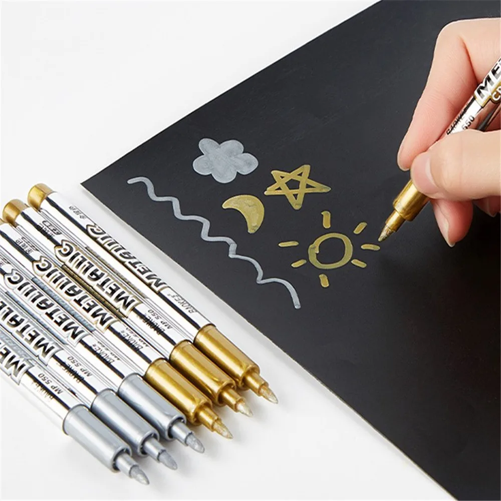 1 шт. металлические водонепроницаемые строительные ручки 5 мм|marker pen|paint marker penmetal