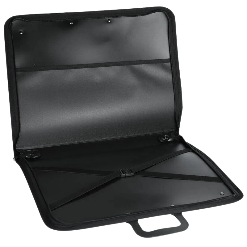 Portable Black Design Portfolio Waterproof Case Artwork Painting Folder Bag | Дом и сад