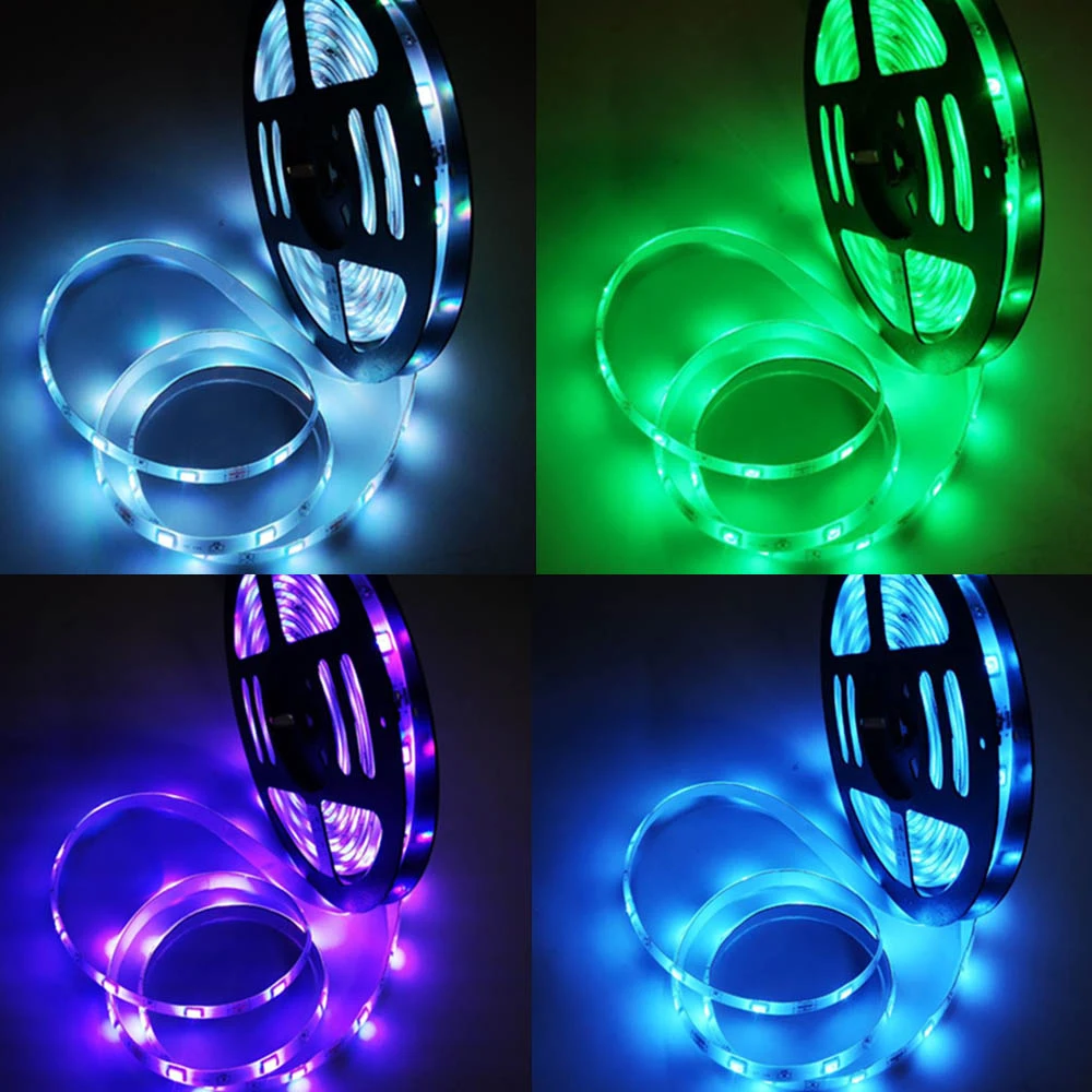 Светодиодная лента RGB светильник s гибкая не водонепроницаемый 5 м постоянного