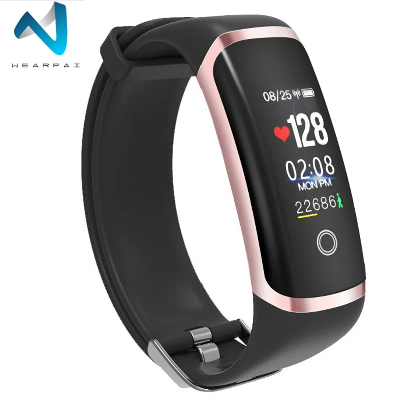 

Wearpai M4 mart Bracelet IP68 Waterproof Smart Watch Blood Pressure Heart Rate Monitor Calorie Pedometer Information Reminder