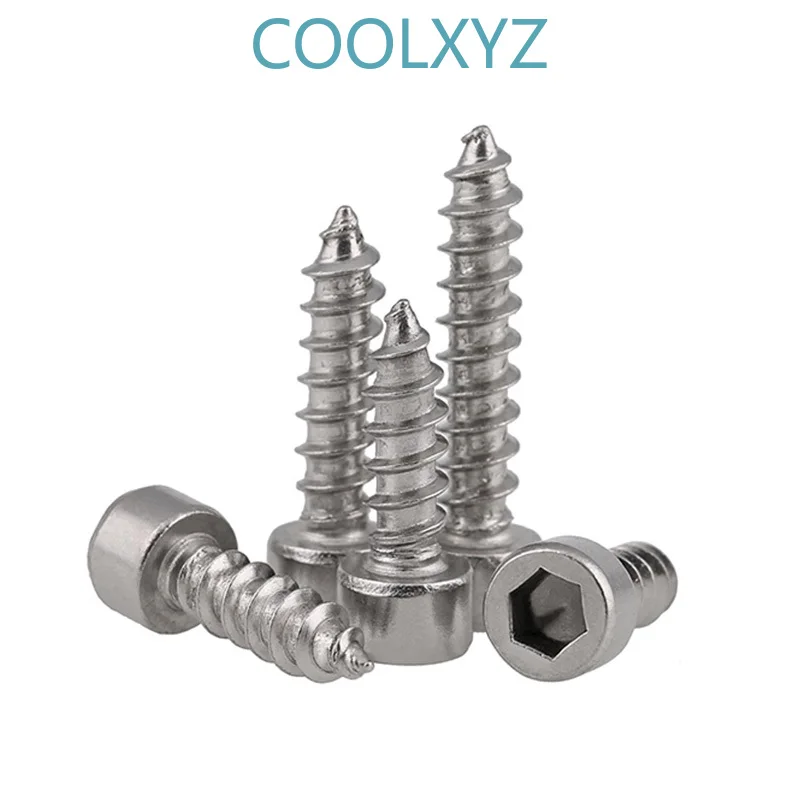 Саморез CoolXYZ с шестигранным отверстием и головкой для сыра шестигранной из