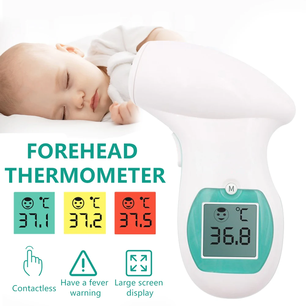 

Forehead Thermometer Portable Non-contact Body Gun Laser Handheld Forehead Digital Infrared Thermometer for Baby Adult Home