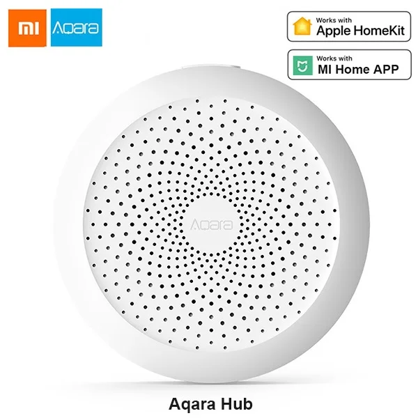 Xiaomi Aqara комплекты умного дома Gateway2 концентратор настенный беспроводной переключатель двери окна сенсор дверной звонок двусторонний модуль управления HomeKit - Цвет: Aqara Hub