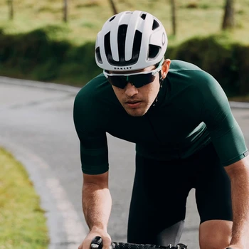

Pure Olive green cycling jersey kit High quality bicycle clothing Short sleeve and black bib shorts MTB cycle suit Breathing
